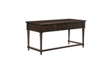 Cardano Charcoal Modern Tranisitional Traditional Acacia Solids And Veneers Writing Desk - Ella Furniture