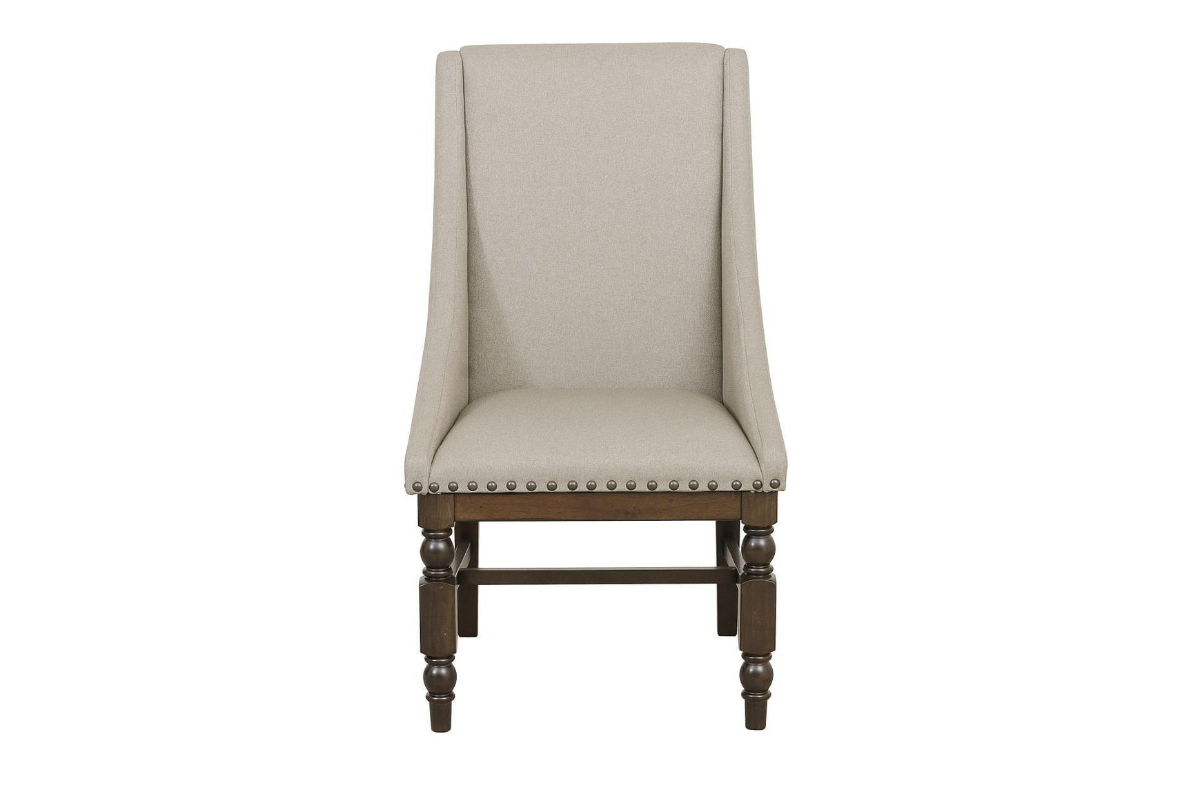 Reid Neutral Modern Solid Wood And Veneers Fabric Upholstered Seat Rectangular Dining Room Set - Ella Furniture