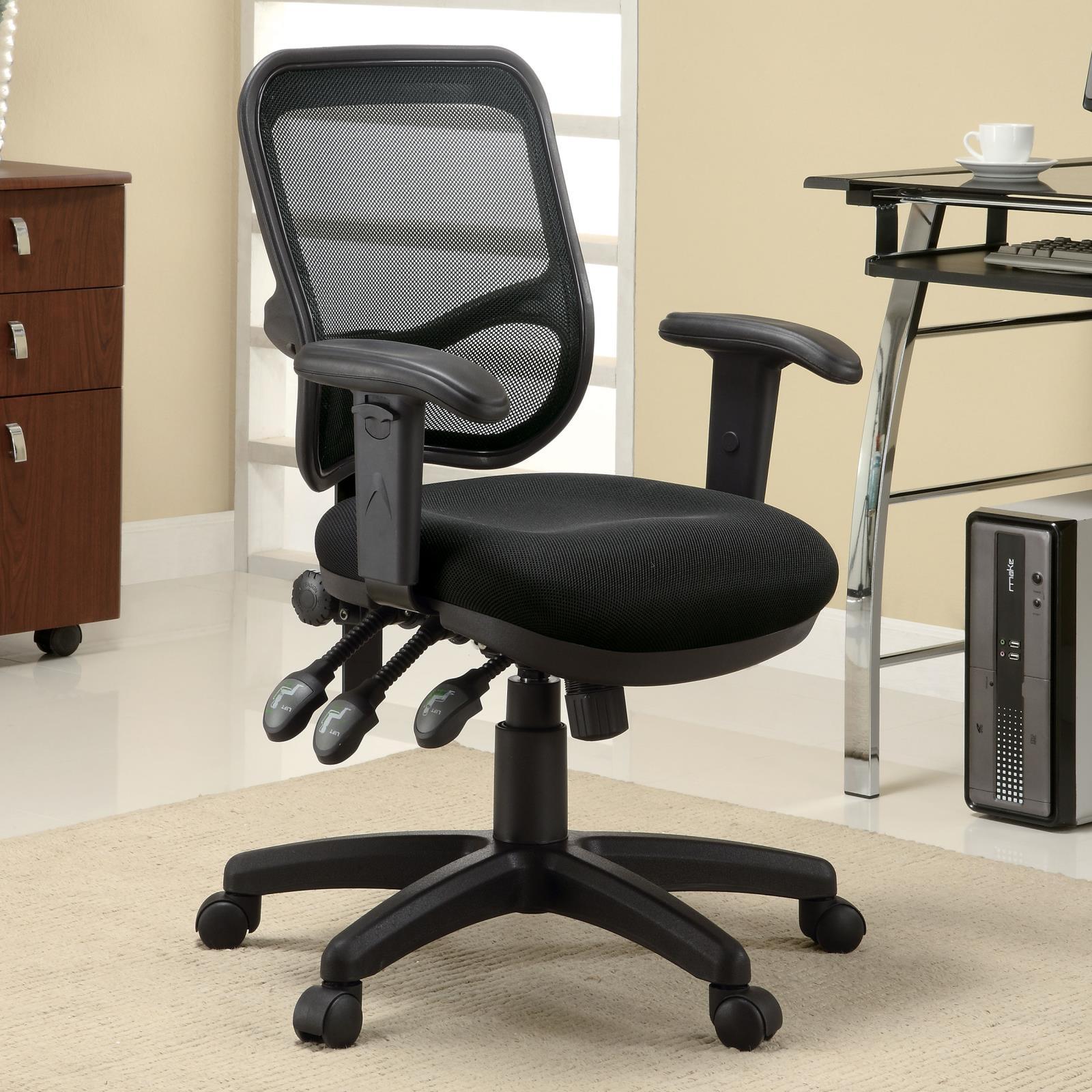 Black Office Chair 800019 - Ella Furniture