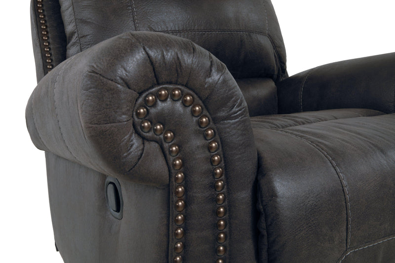 Breville Charcoal Sofa, Loveseat And Recliner - Ella Furniture