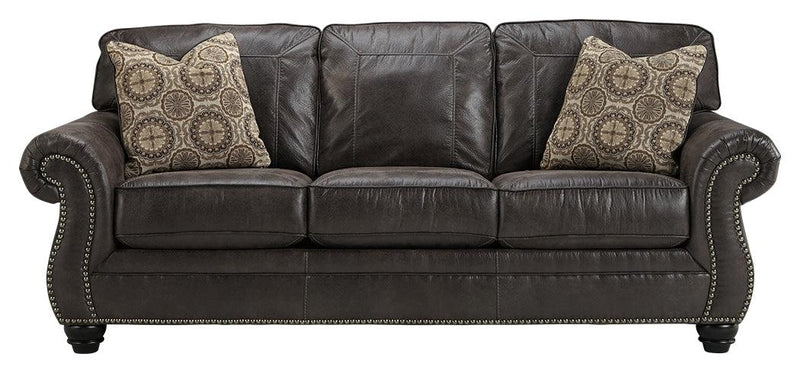 Breville Charcoal Sofa And Loveseat - Ella Furniture