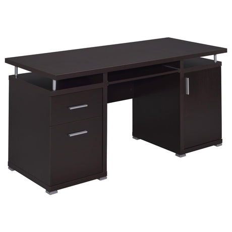 Tracy Cappucino Office Desk - Ella Furniture