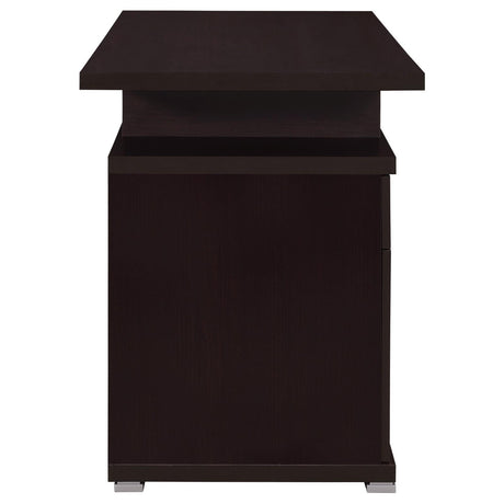 Irving Dark Cappucino Office Desk - Ella Furniture