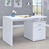 Irving White Office Desk - Ella Furniture