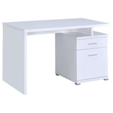 Irving White Office Desk - Ella Furniture