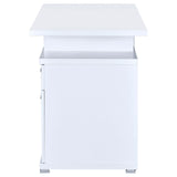 Irving White Office Desk - Ella Furniture