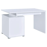Irving White Office Desk - Ella Furniture
