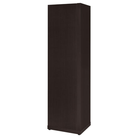Pinckard 6-Tier Corner Bookcase Cappuccino - Ella Furniture