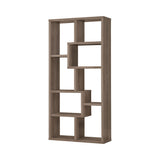 Theo 10-Shelf Bookcase White - Ella Furniture