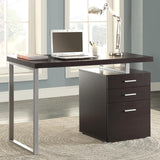 Brennan Cappucino Desk Office Desk - Ella Furniture