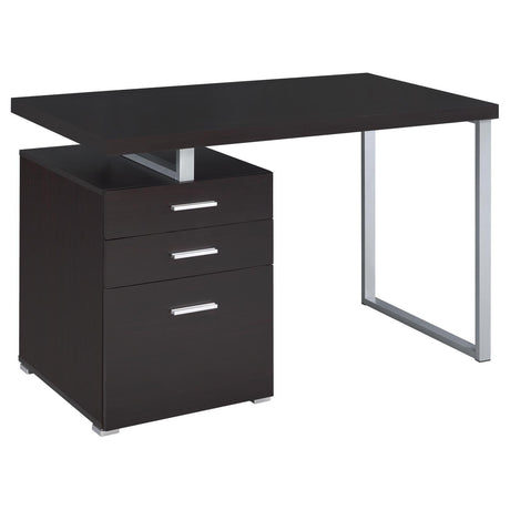 Brennan Cappucino Desk Office Desk - Ella Furniture