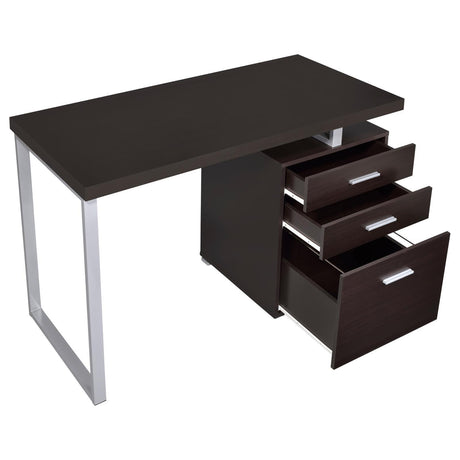 Brennan Cappucino Desk Office Desk - Ella Furniture