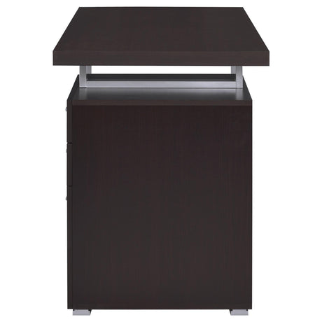 Brennan Cappucino Desk Office Desk - Ella Furniture