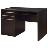 Halston Deep Cappucino Desk Connect-it Desk - Ella Furniture