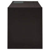 Halston Deep Cappucino Desk Connect-it Desk - Ella Furniture