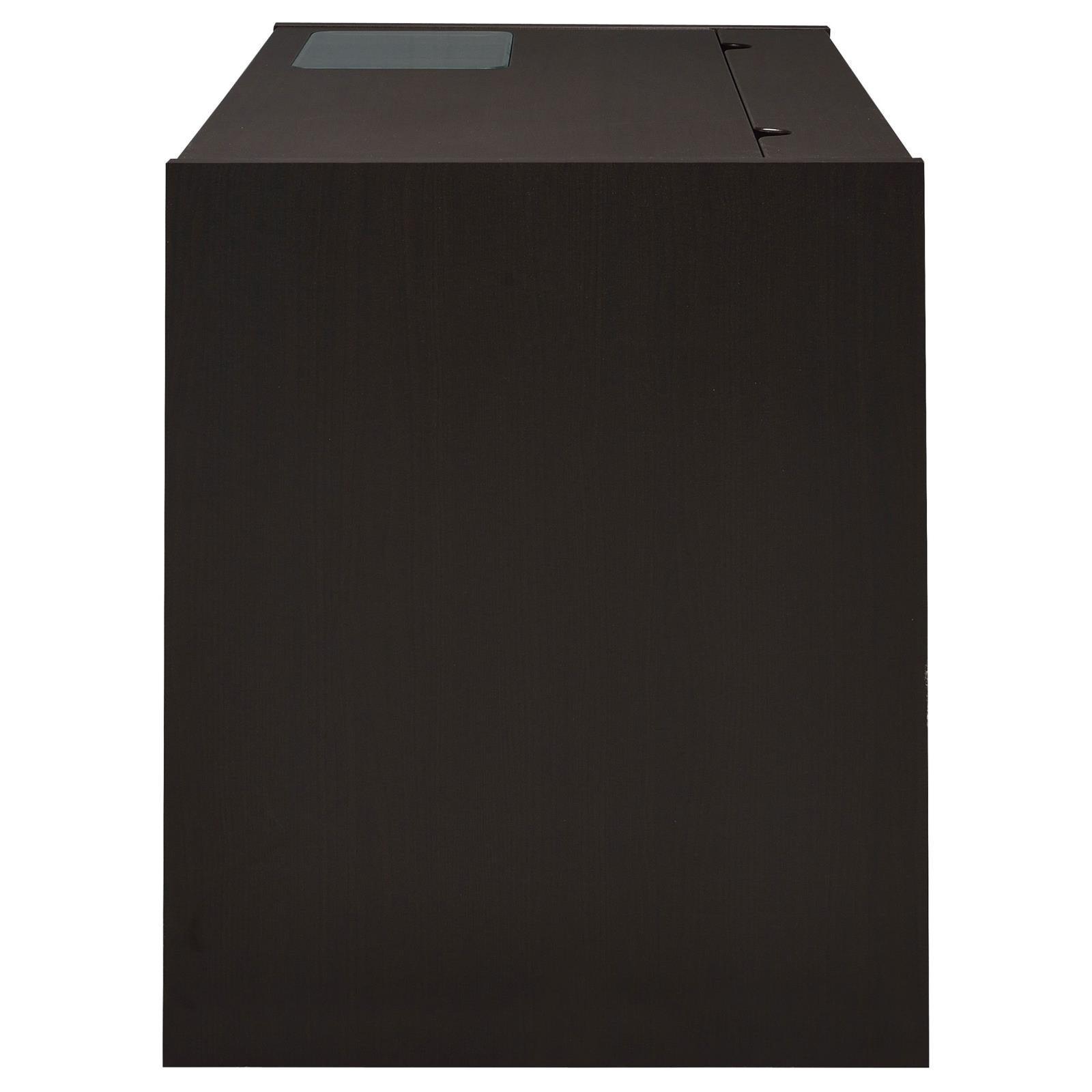 Halston Deep Cappucino Desk Connect-it Desk - Ella Furniture