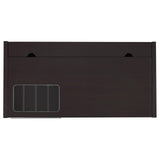 Halston Deep Cappucino Desk Connect-it Desk - Ella Furniture
