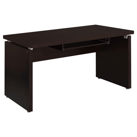 Skylar Warm Cappucino Computer Desk - Ella Furniture