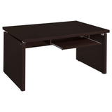 Skylar Warm Cappucino Computer Desk - Ella Furniture