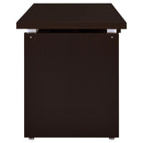 Skylar Warm Cappucino Computer Desk - Ella Furniture