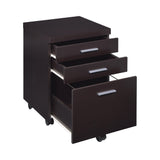Skylar 5-Shelf Bookcase With Storage Drawer Cappuccino - Ella Furniture