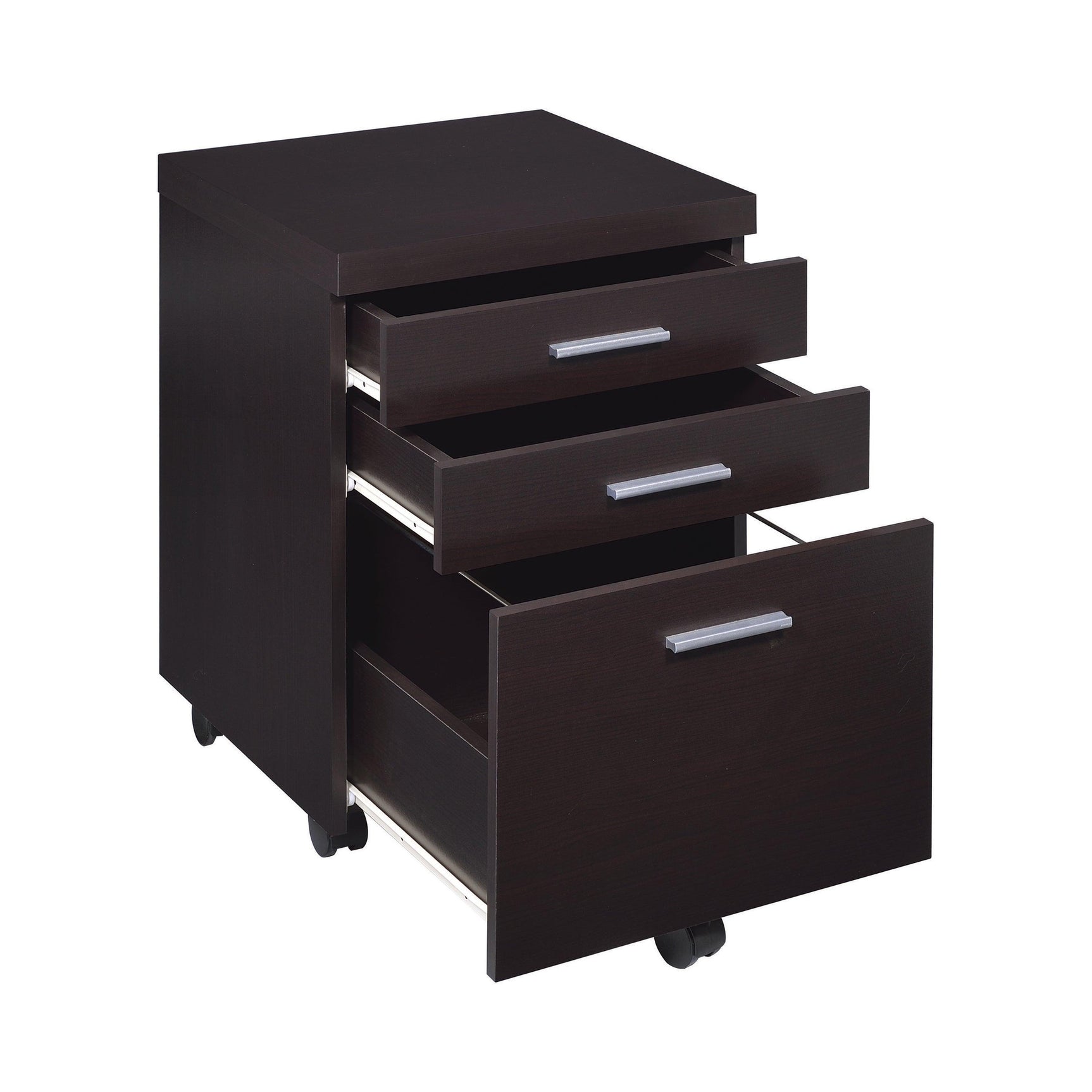 Skylar 5-Shelf Bookcase With Storage Drawer Cappuccino - Ella Furniture