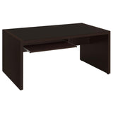 Skeena Cappucino Computer Desk - Ella Furniture