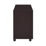 Skeena Mobile Return With Casters Cappuccino - Ella Furniture