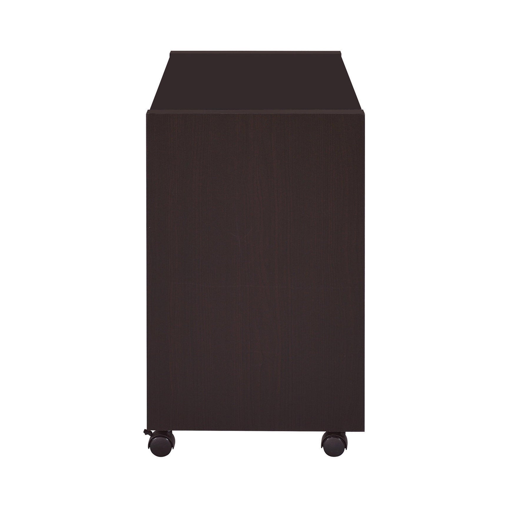 Skeena Mobile Return With Casters Cappuccino - Ella Furniture