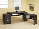 Skeena 3-Drawer Mobile Storage Cabinet Cappuccino - Ella Furniture