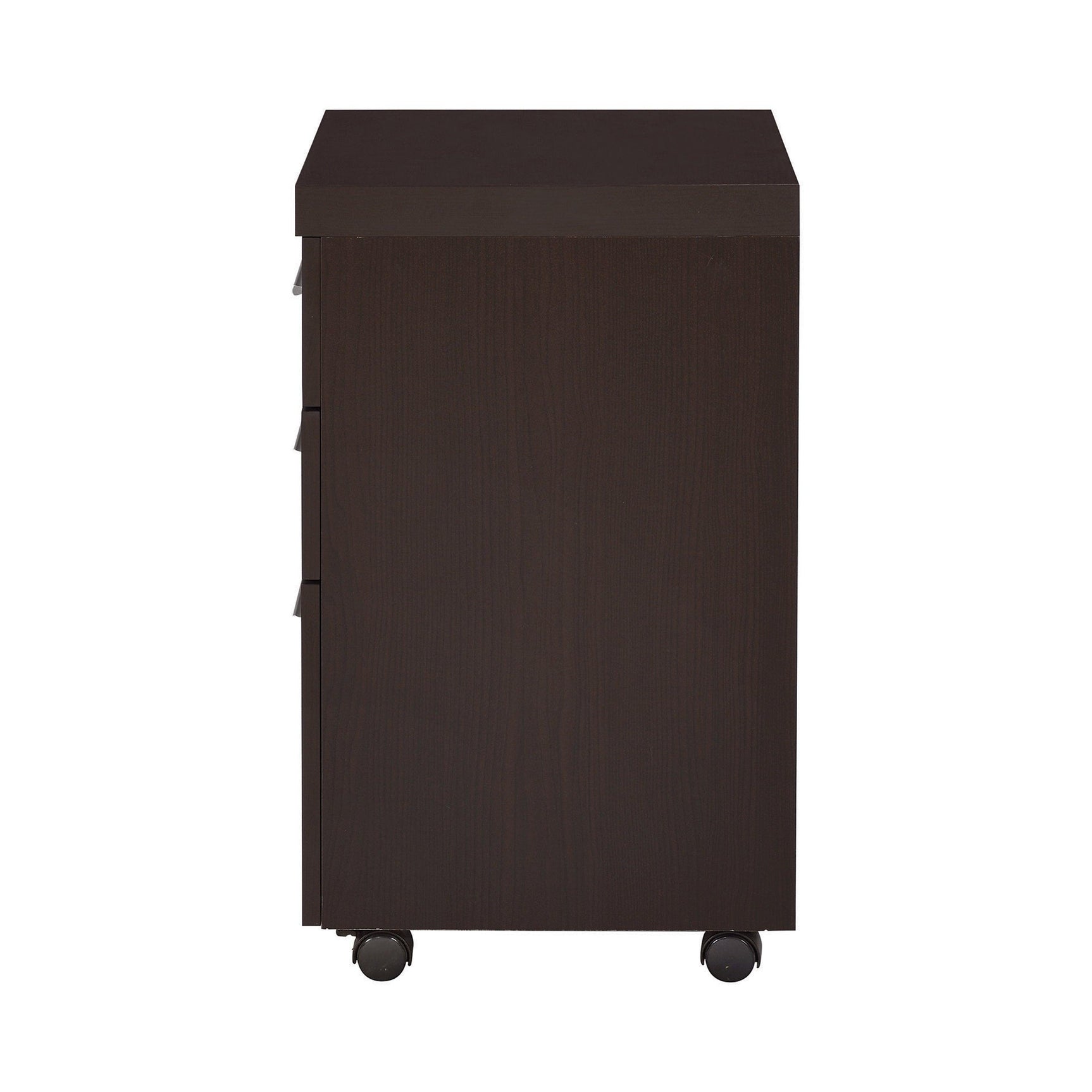 Skeena 3-Drawer Mobile Storage Cabinet Cappuccino - Ella Furniture