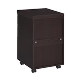 Skeena 3-Drawer Mobile Storage Cabinet Cappuccino - Ella Furniture