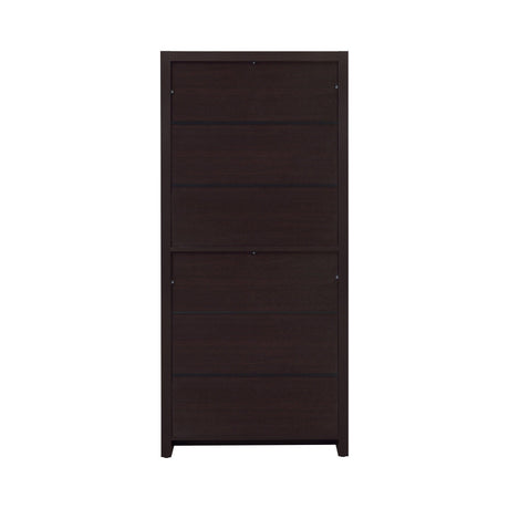 Skylar 5-Shelf Bookcase With Storage Drawer Cappuccino - Ella Furniture