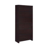 Skylar 5-Shelf Bookcase With Storage Drawer Cappuccino - Ella Furniture