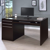 Halston 3-Drawer Connect-it Office Desk Cappuccino 800982 [ETA: 5/11/2023] - Ella Furniture