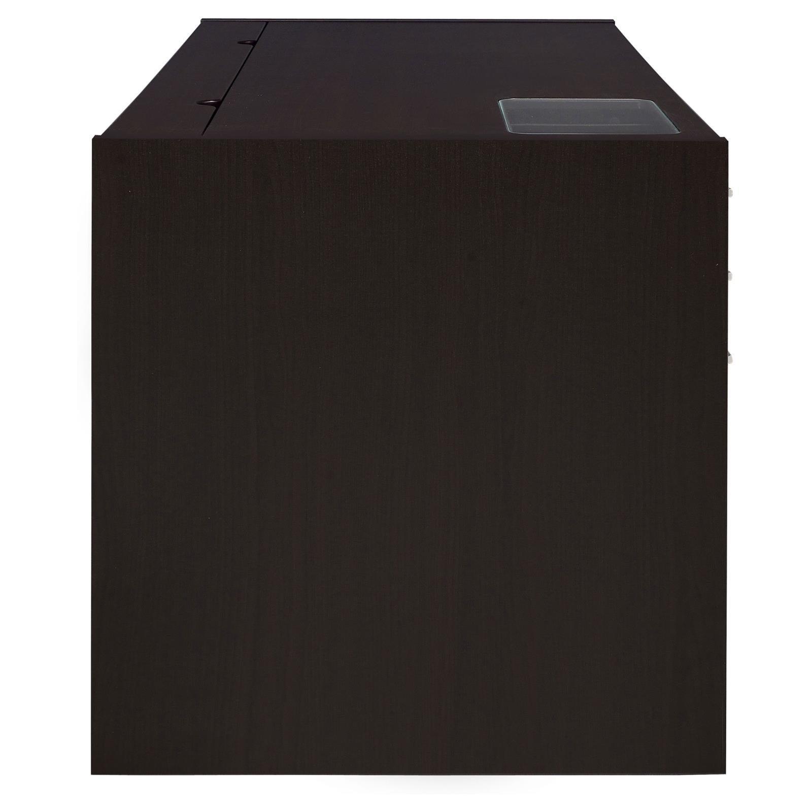Halston 3-Drawer Connect-it Office Desk Cappuccino 800982 [ETA: 5/11/2023] - Ella Furniture