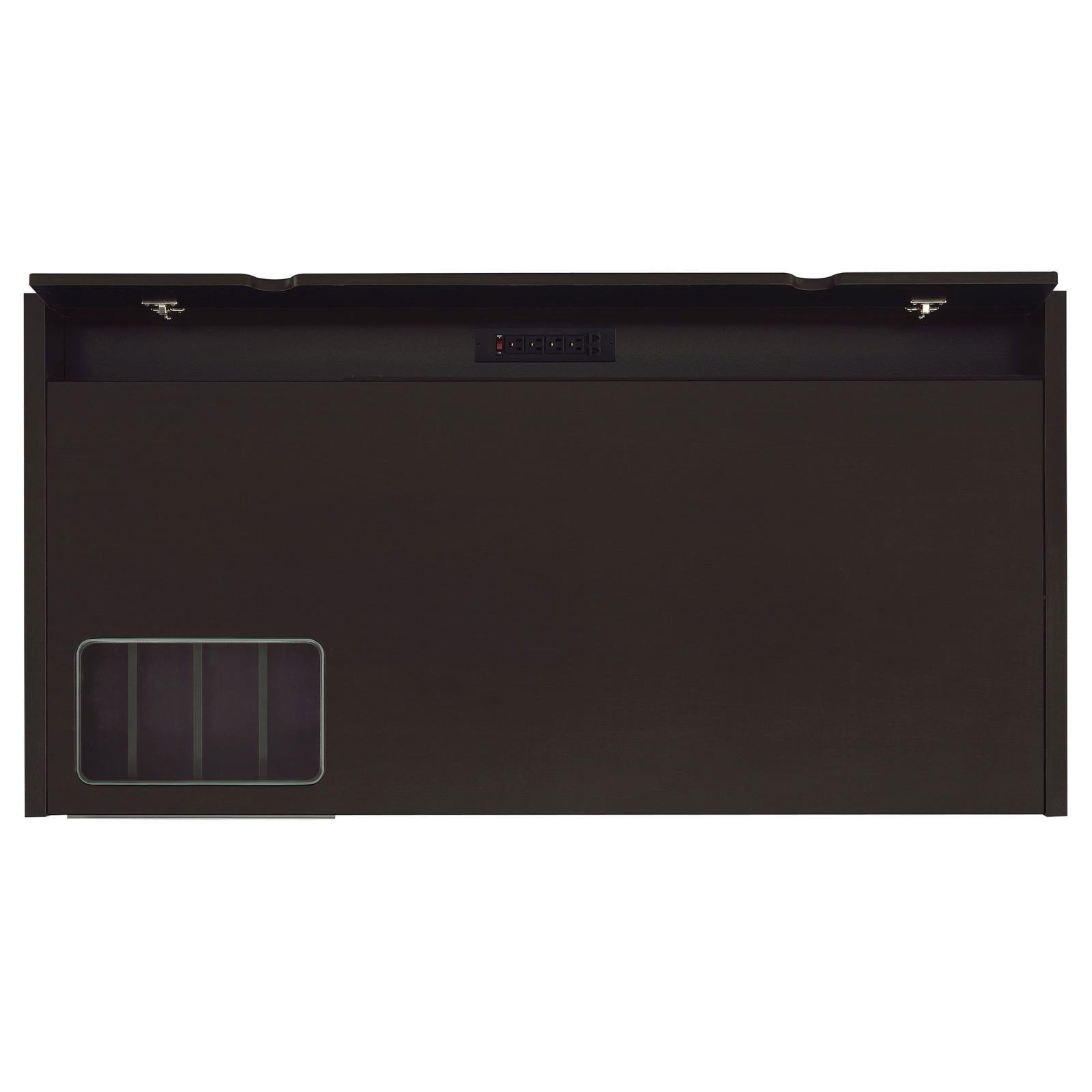 Halston 3-Drawer Connect-it Office Desk Cappuccino 800982 [ETA: 5/11/2023] - Ella Furniture