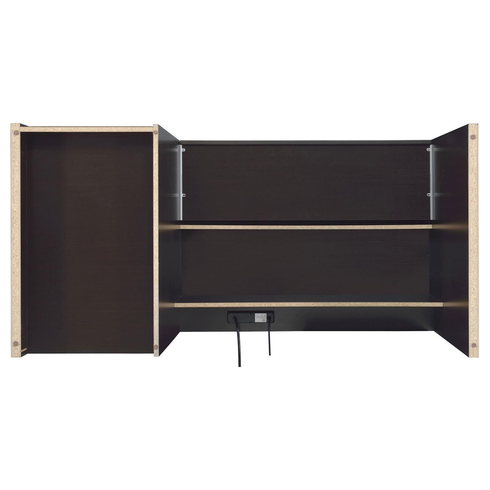 Halston 3-Drawer Connect-it Office Desk Cappuccino 800982 [ETA: 5/11/2023] - Ella Furniture
