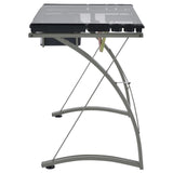 Melo Champagne Drafting Desk - Ella Furniture