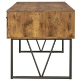 800999 Analiese Antique Nutmeg Writing Desk - Ella Furniture