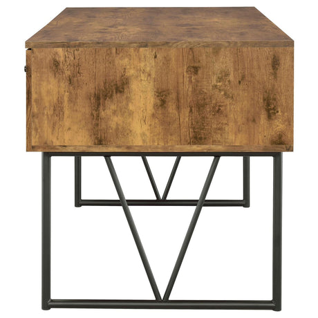 800999 Analiese Antique Nutmeg Writing Desk - Ella Furniture