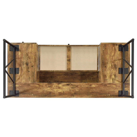 800999 Analiese Antique Nutmeg Writing Desk - Ella Furniture