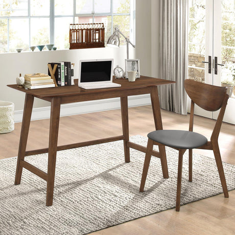 Karri Walnut 2Pc Writing Desk Set - Ella Furniture