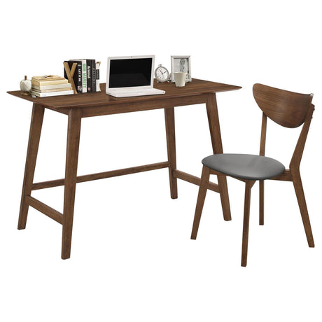 Karri Walnut 2Pc Writing Desk Set - Ella Furniture