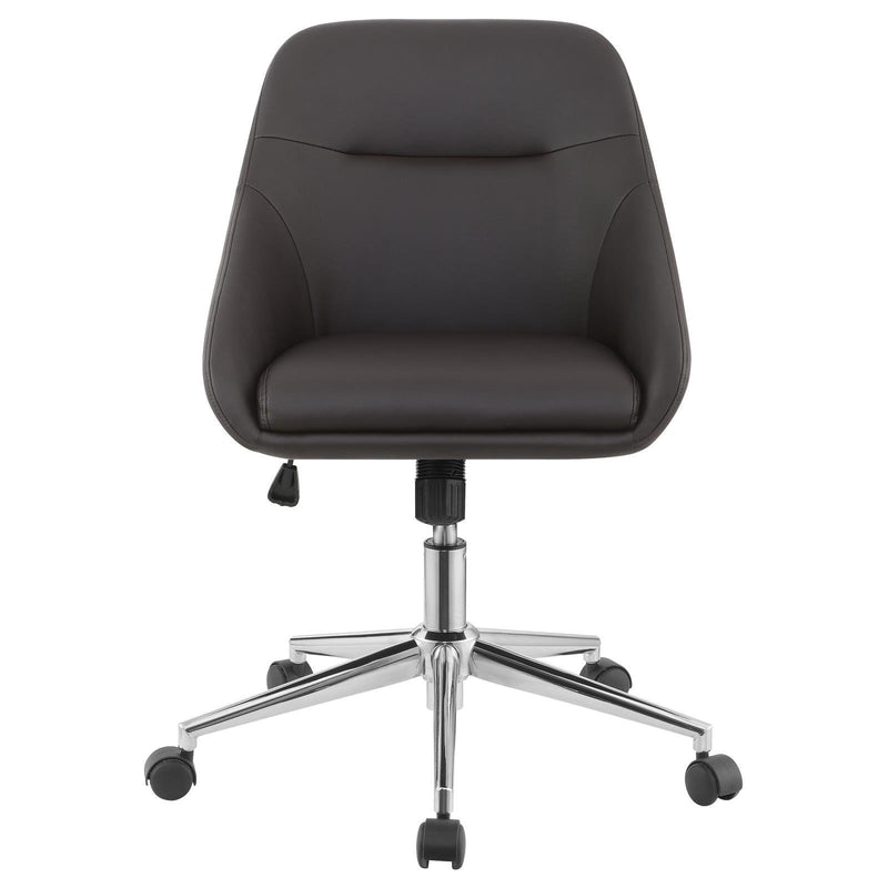 Black Upholstered Office Chair 801426 - Ella Furniture
