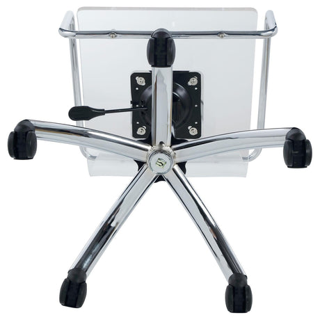 Amaturo Clear Acrylic Office Chair - Ella Furniture