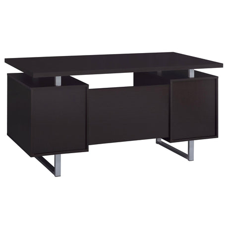 Lawtey Cappucino Office Desk - Ella Furniture