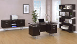 Lawtey Cappucino Office Desk - Ella Furniture