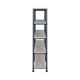 Analiese 4-Shelf Open Bookcase Grey Driftwood - Ella Furniture