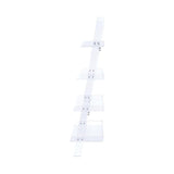 Amaturo 4-Shelf Ladder Bookcase Clear - Ella Furniture